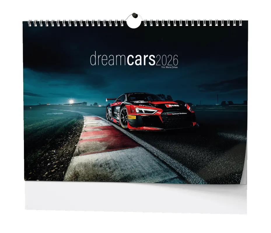 Nástěnný kalendář 2026 Dream Cars - A3