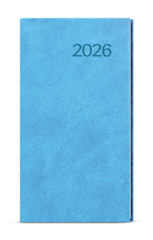 Diář 2026 Týdenní diář - Jakub - Vivella - kapesní - světle modrá