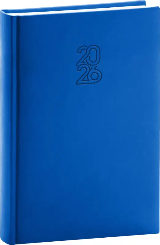 NOTIQUE Denní diář Aprint 2026, modrý, 15 x 21 cm
