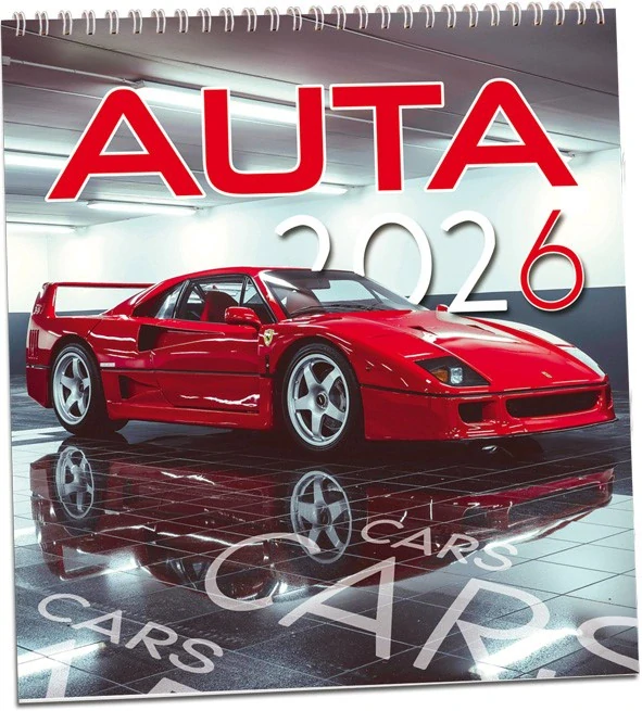 Kalendář Auta 2026