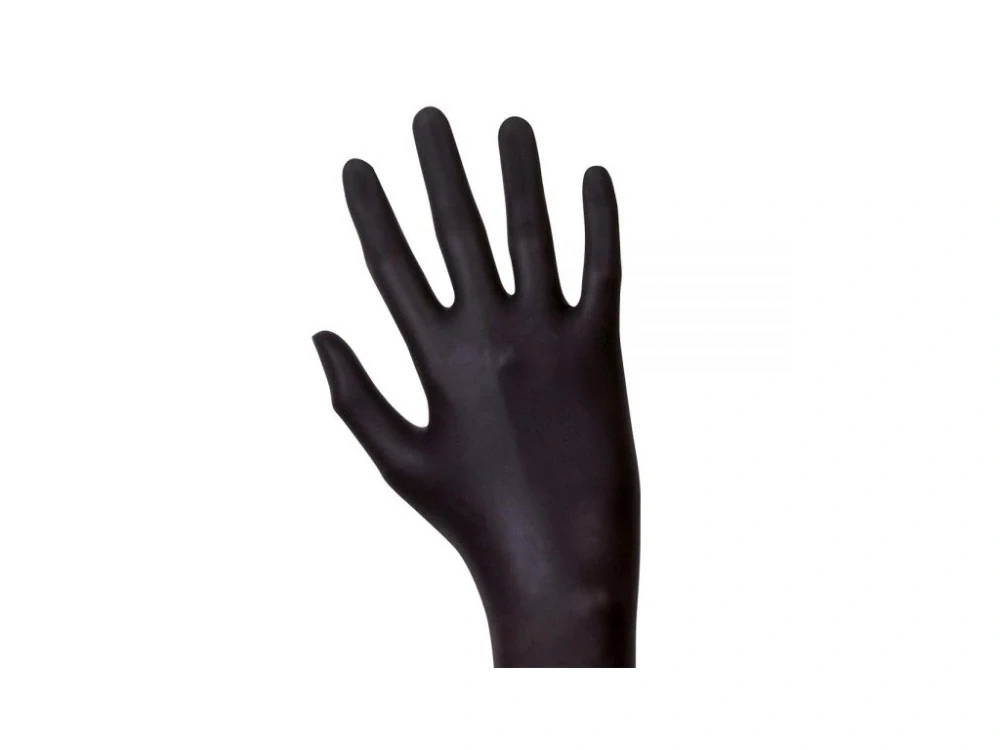 medaSEPT Nitrilové bezpudrové rukavice PREMIER BLACK velikost M 100 Ks
