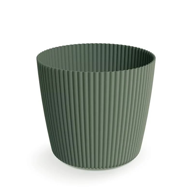 Květináč Milly Round 23.6cm tmavě zelená