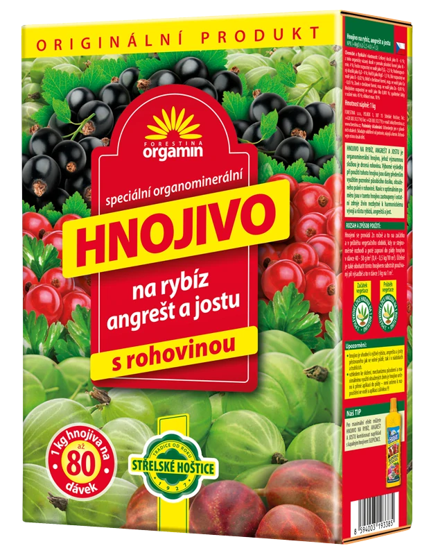 Orgamin na rybíz, angrešt a jostu 1kg