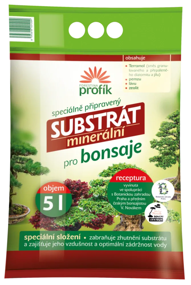 Substrát PROFÍK pro bonsaje 5 l – FORESTINA