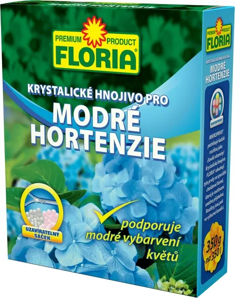 FLORIA Krystalické hnojivo pro modré hortenzie 350g 