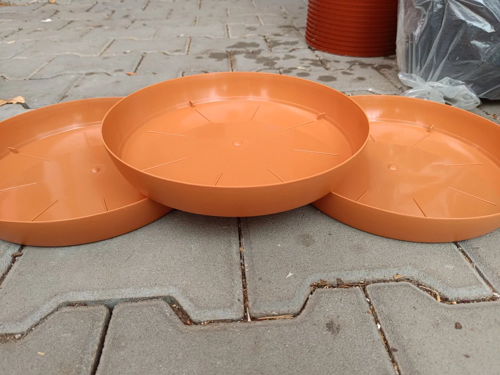 Podmiska 27cm plast teracota