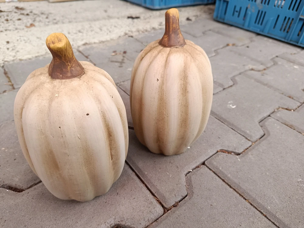 Keramická dýně hnědá