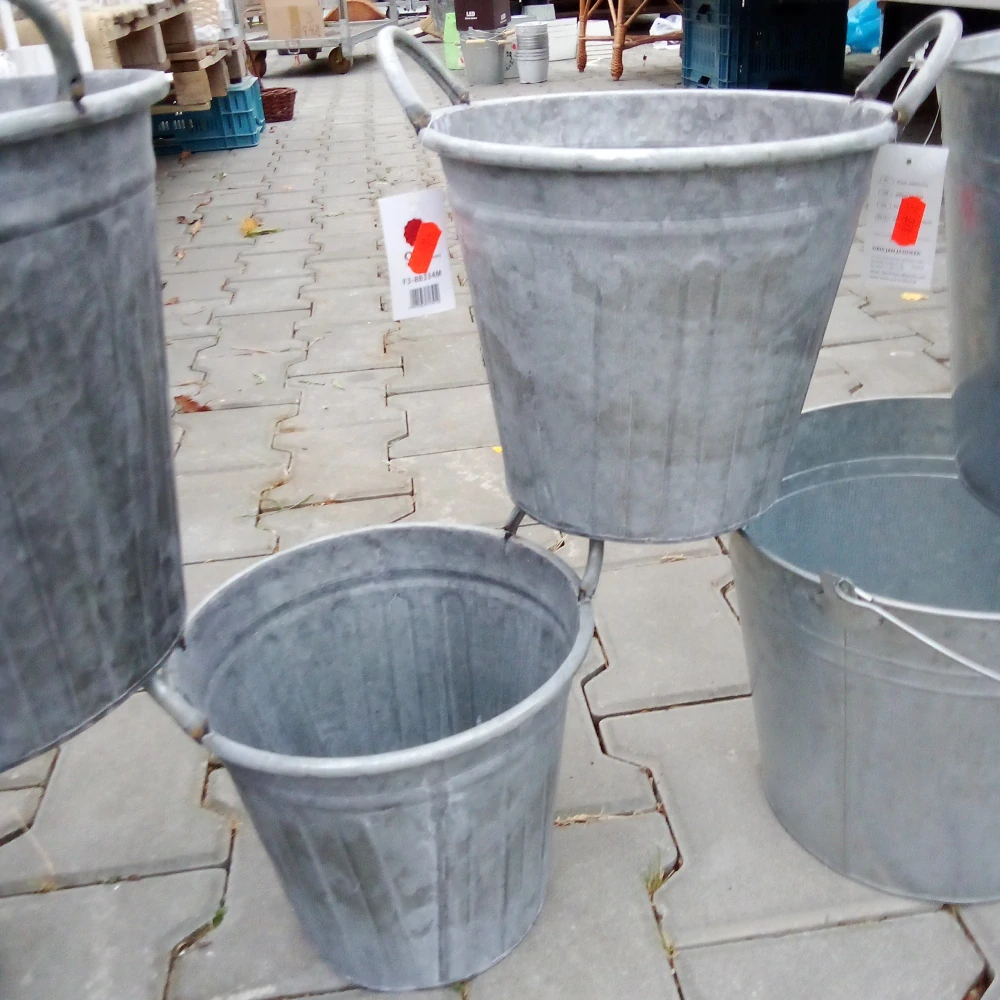 Dekorativní kyblík 34M - plech 21cm