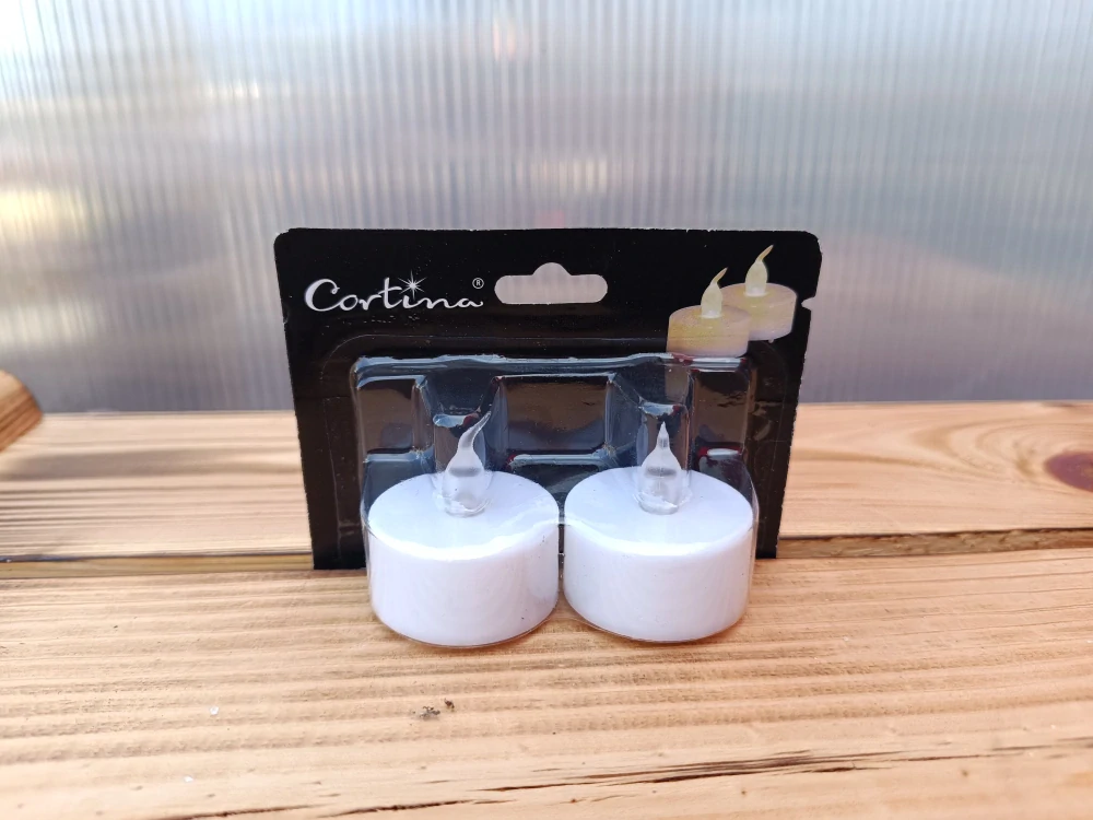 Svíce LED Cortina - 5cm bílá 