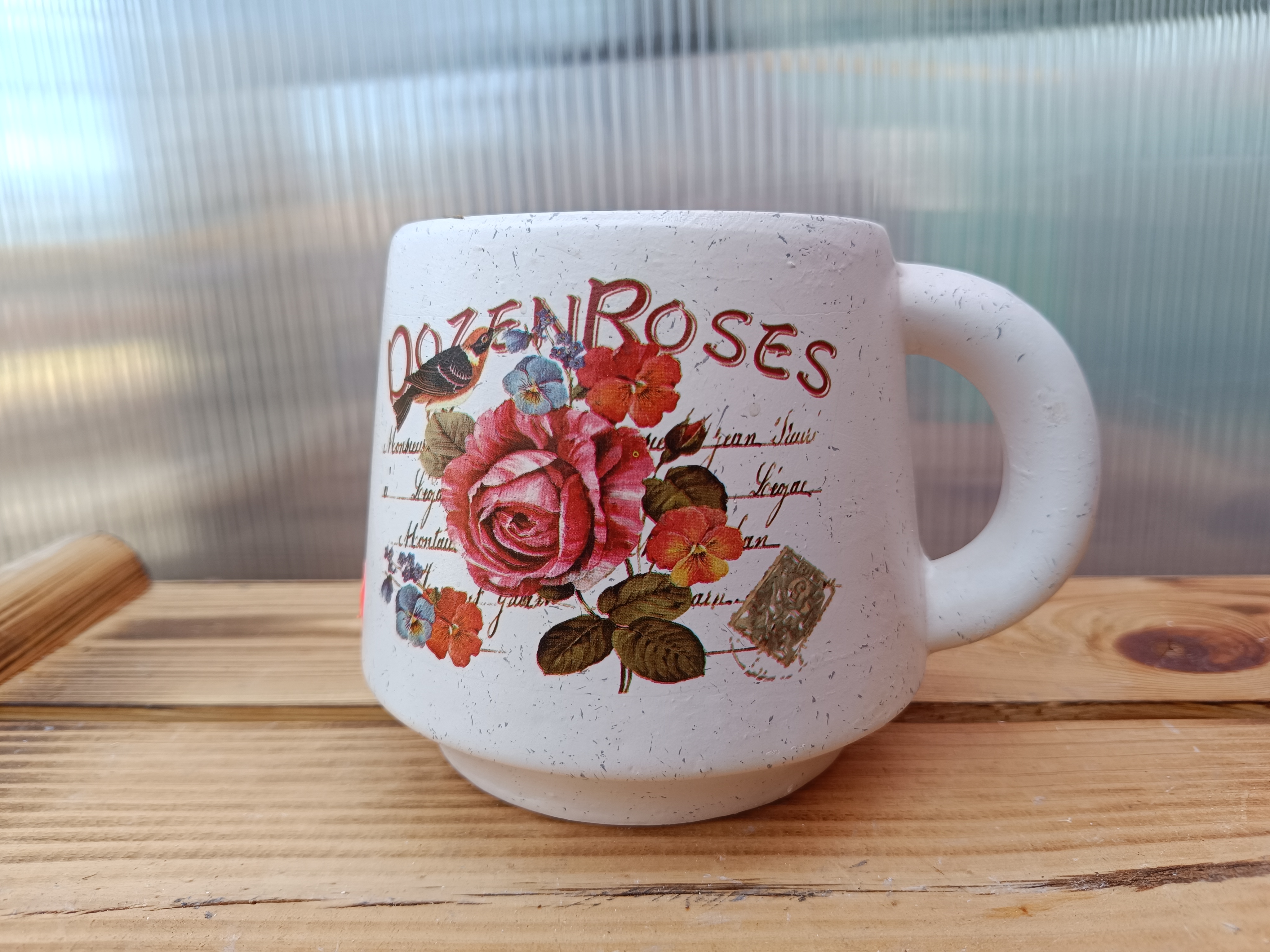 Květináč hrnek DozenRoses