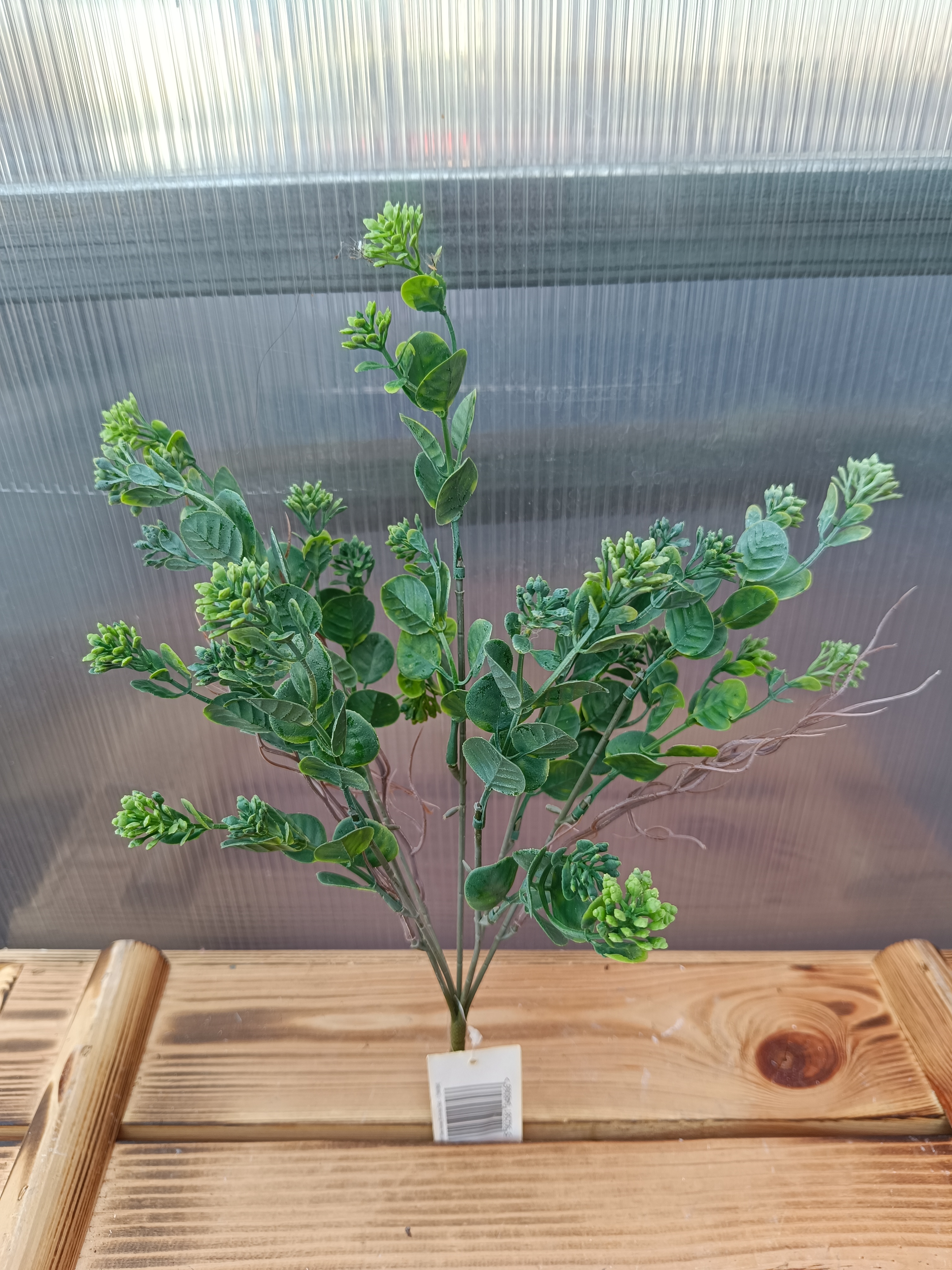 Plastová květina - rozchodník - zelený  39cm
