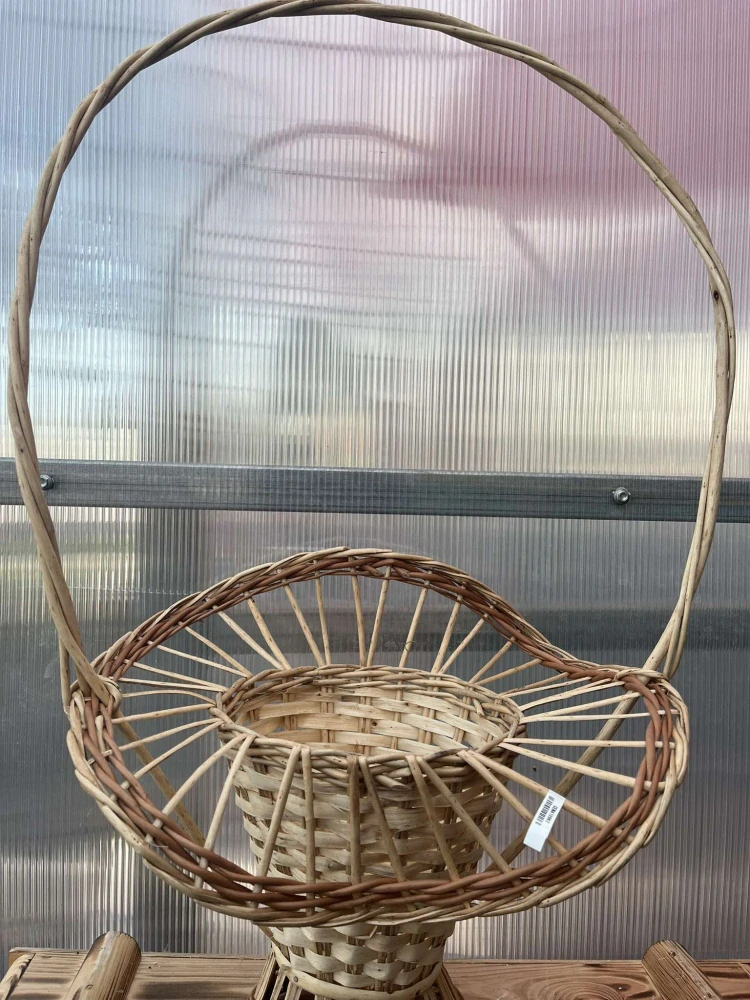 Ratanový dekorační  košík - Houba 73x50x25