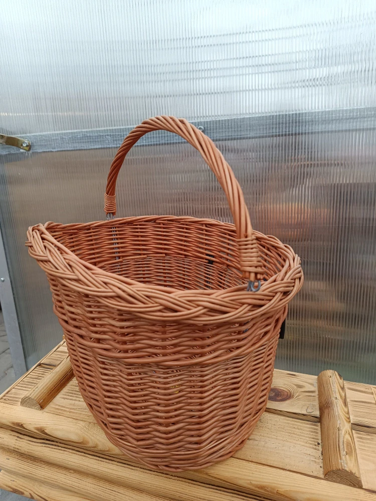 Ratanový košík s háčky 39x33x30cm