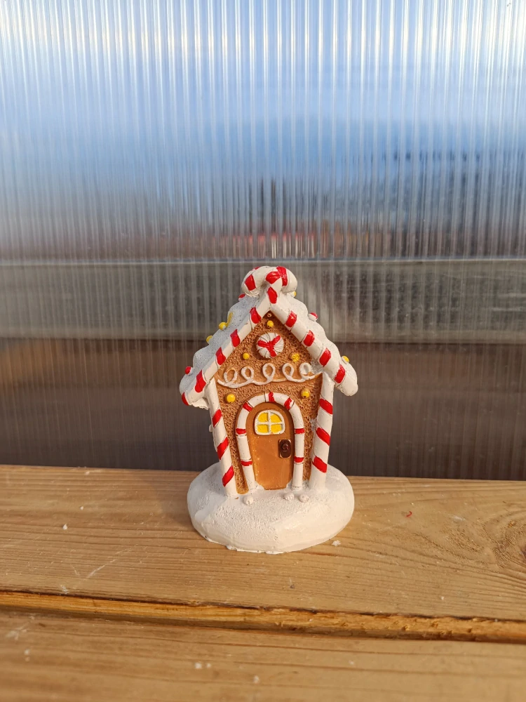 Vánoční dekorace - Chaloupka - 9cm