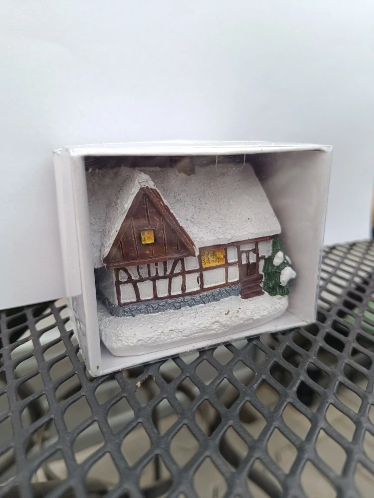 Vánoční dekorace - Chaloupka - v.6cm