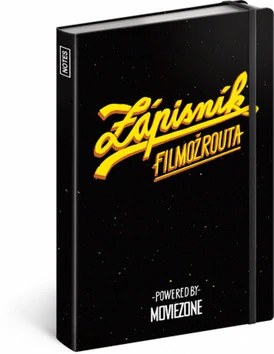 NOTIQUE Notes Zápisník filmožrouta, 13 x 21 cm