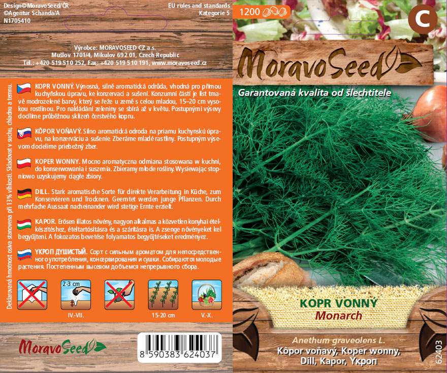 Kopr vonný Monarch - osivo