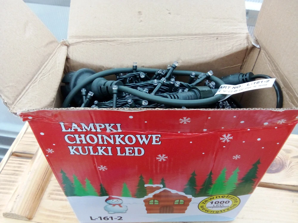 Vánoční 1000 LED světýlka barevné 92.5m