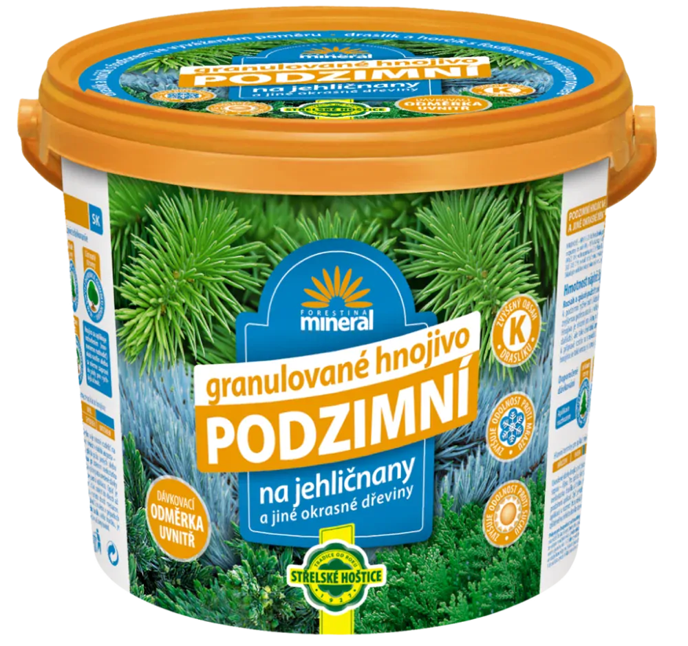 Podzimní hnojivo pro jehličnany 5kg kyblík F 