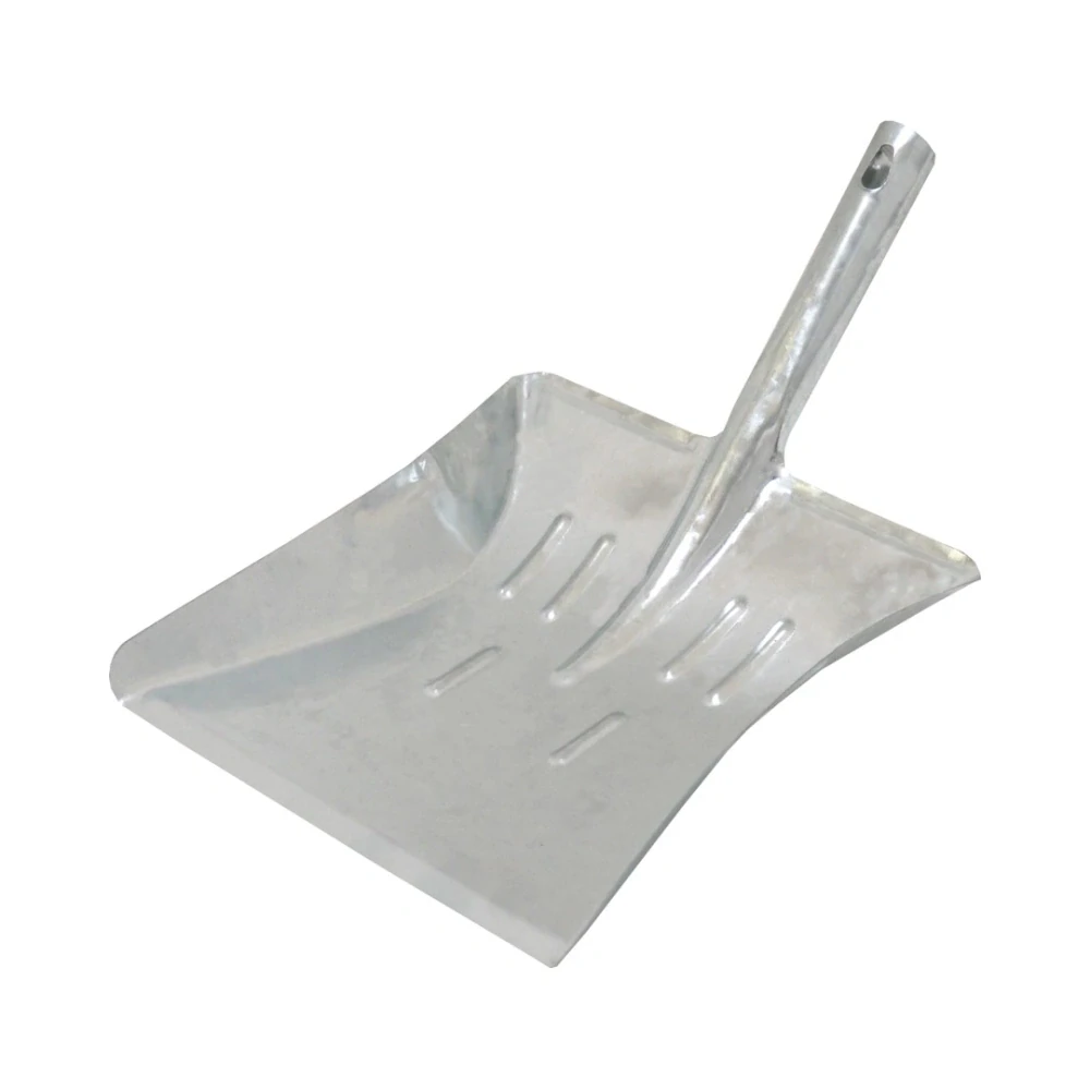 TOPTRADE lopatka na smetí, pozinkovaná, široká, 345 x 220 mm