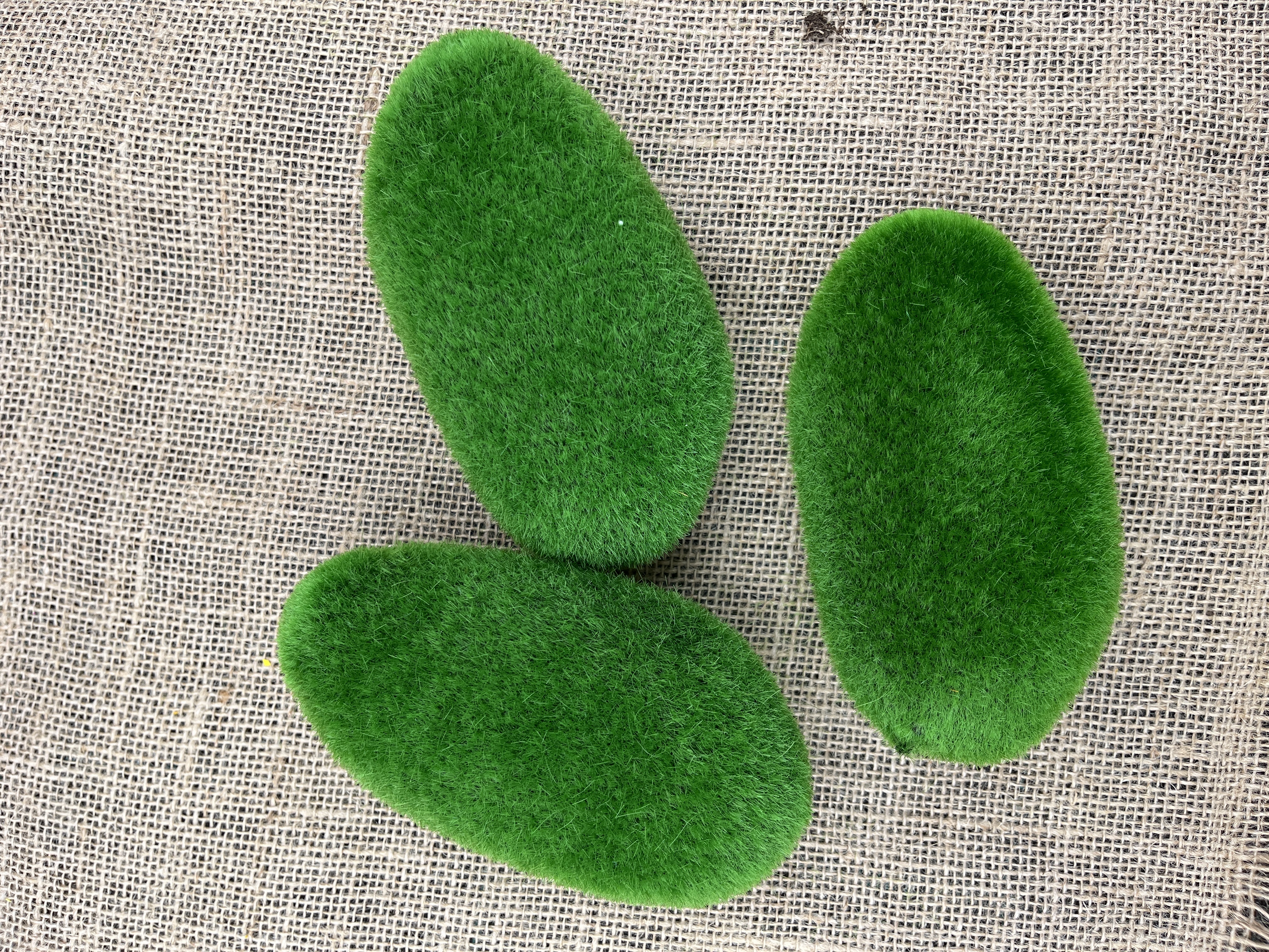 Mechový oval 14cm 3ks 
