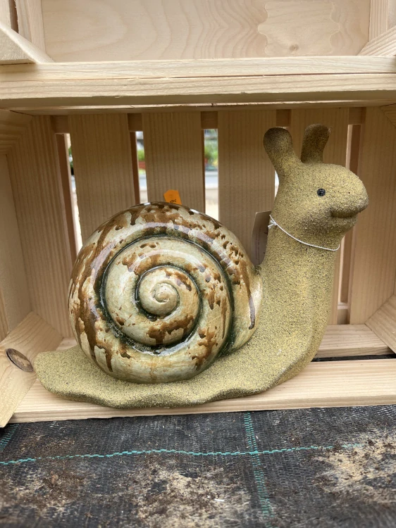 Keramický hlemýžď 18x20cm