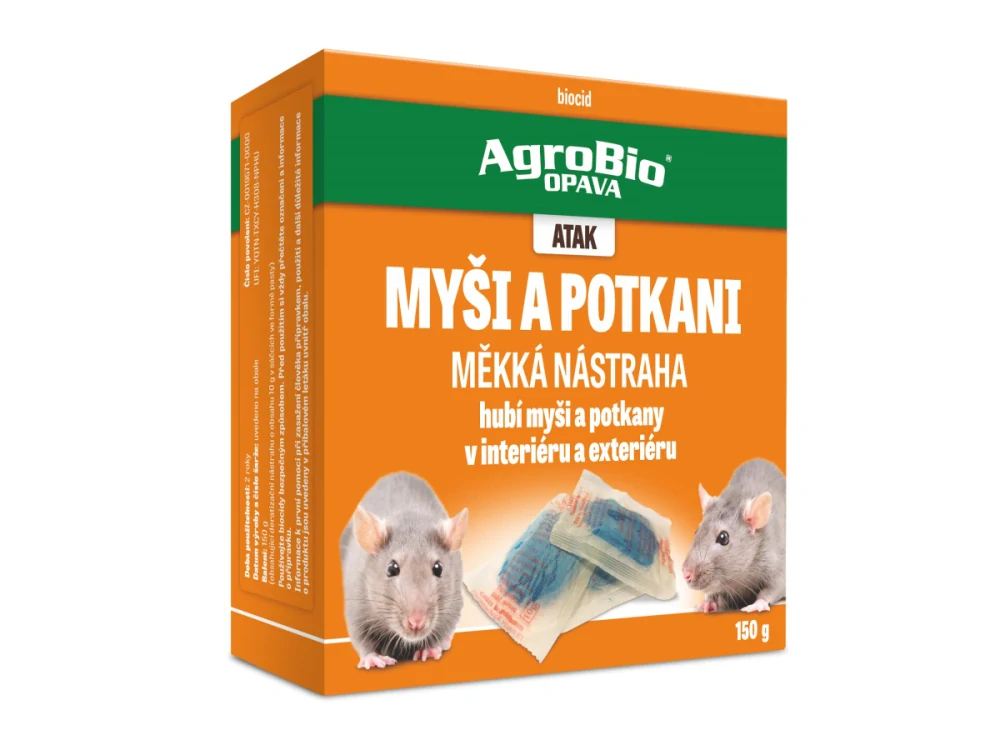 ATAK myši s potkani - měkká nástraha 150g 