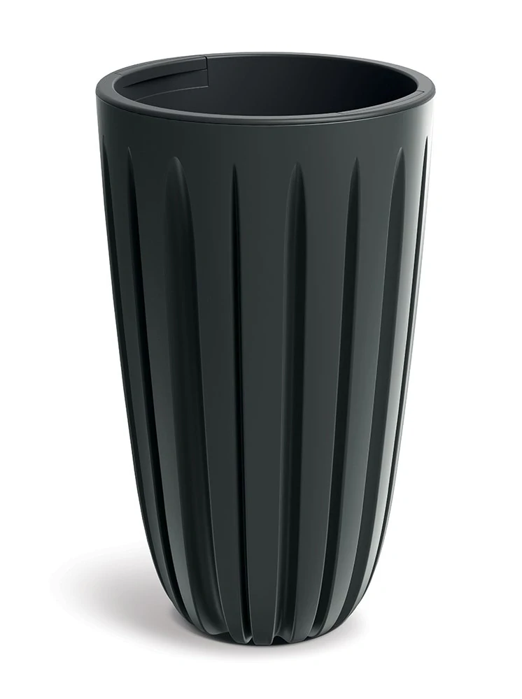 Květináč WARIO 29 cm - uhelná 