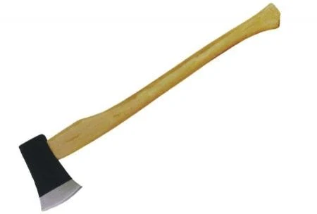 TOPTRADE sekera dřevorubecká, s dřevěnou násadou, 2000 g, profi
