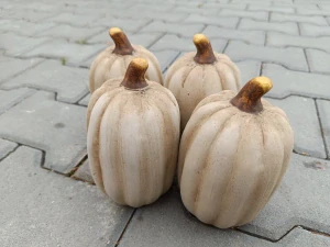 Keramická dýně hnědá