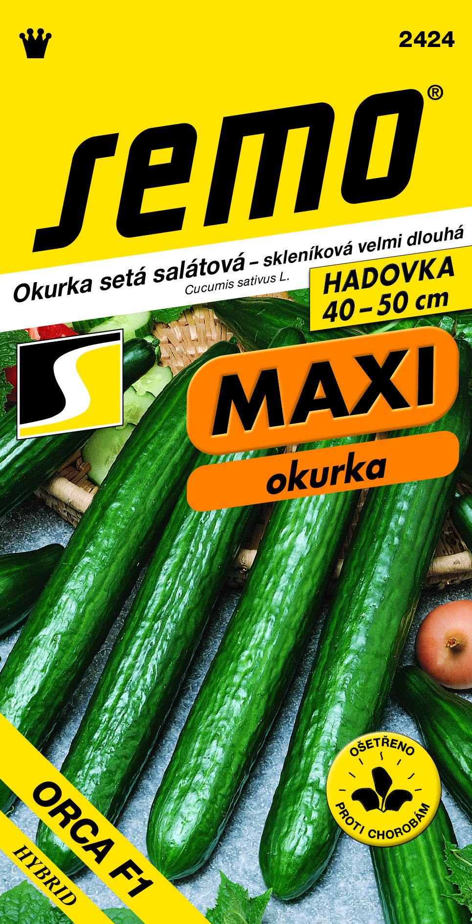 Okurka setá salátová hadovka Orca F1 - osivo 
