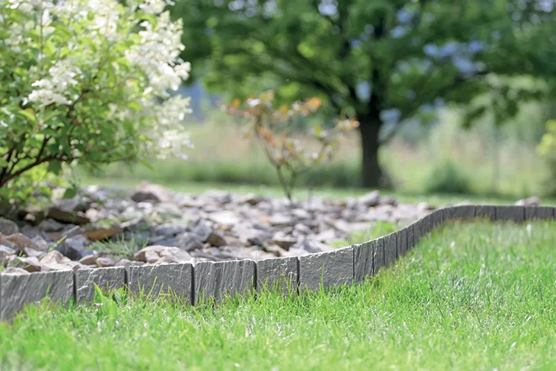 Travní lem Garden Stone 390cm antracit