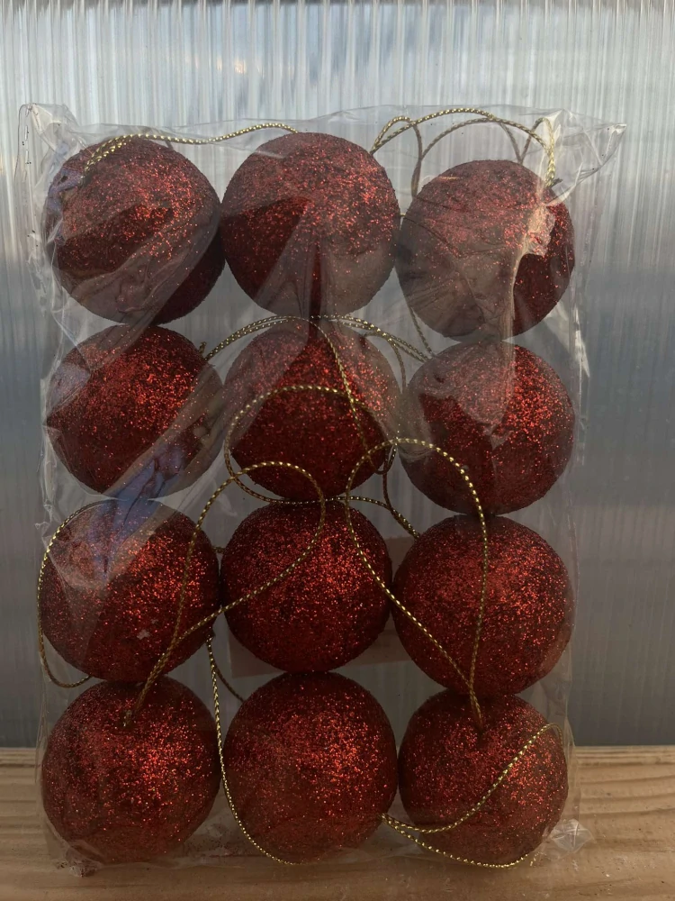 Vánoční dekorace - Mašle 10cm 3ks/bal