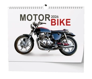 Nástěnný kalendář 2026 Motorbike - A3
