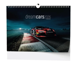 Nástěnný kalendář 2026 Dream Cars - A3