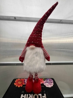 Vánoční skřítek 114cm červený 