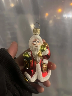 Vánoční baňka skleněná - Figurka 