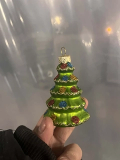 Vánoční baňka skleněná - Stromeček