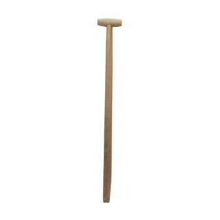 TOPTRADE násada na lopatu a vidle, prohlá, s koncovkou T, 120 cm