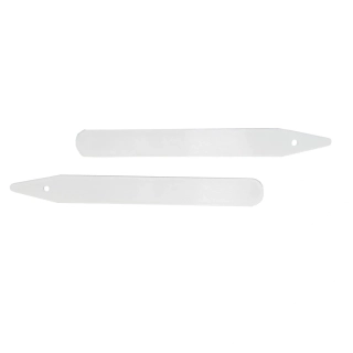 TOPTRADE jmenovka, označník popisovací, plastový, 50 ks, 20x150mm