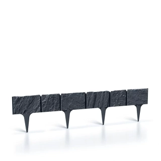 Travní lem Garden Stone 390cm antracit