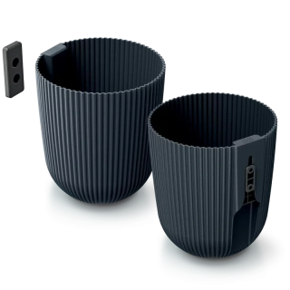 Květináč Milly Wall 14.6cm antracit