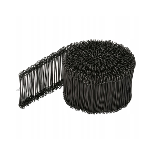 TOPTRADE drátek s očky, ocelový, černý, balení 1000 ks, O 1,25 x 120 mm