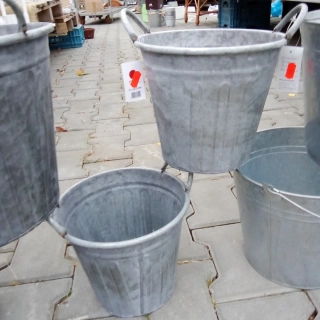 Dekorativní kyblík 34M - plech 21cm