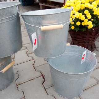 Dekorativní kyblík 04M - plech 22cm