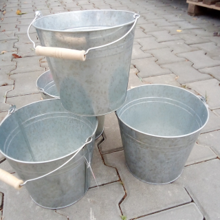 Dekorativní kyblík 04S - plech 20cm