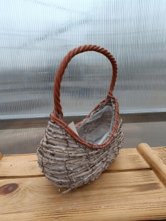 Proutěný košík - kabelka- 27x16x32cm