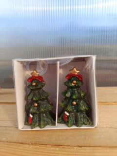 Vánoční stromek dekorace - 2x7cm