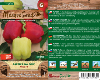Paprika roční Nela F1 - osivo