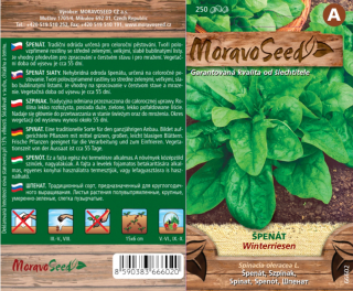 Špenát Winterriesen - osivo